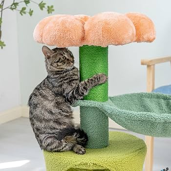 KWOJU 36 Inch Cat Tree For Indoor Cats - Multi-Level Tower With Scratching Posts, Hammock, Condo & Toys - View #4