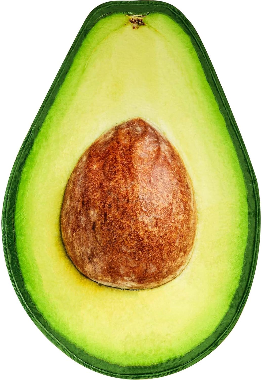 Vessia Avocado Throw Blanket(Green), Realistic Funny Food