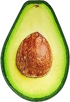 Vista 1 de Vessia - Manta de lana con diseño de aguacate (verde), manta graciosa y realista de comida para adultos y niños, 300 GSM, manta novedosa con frutas