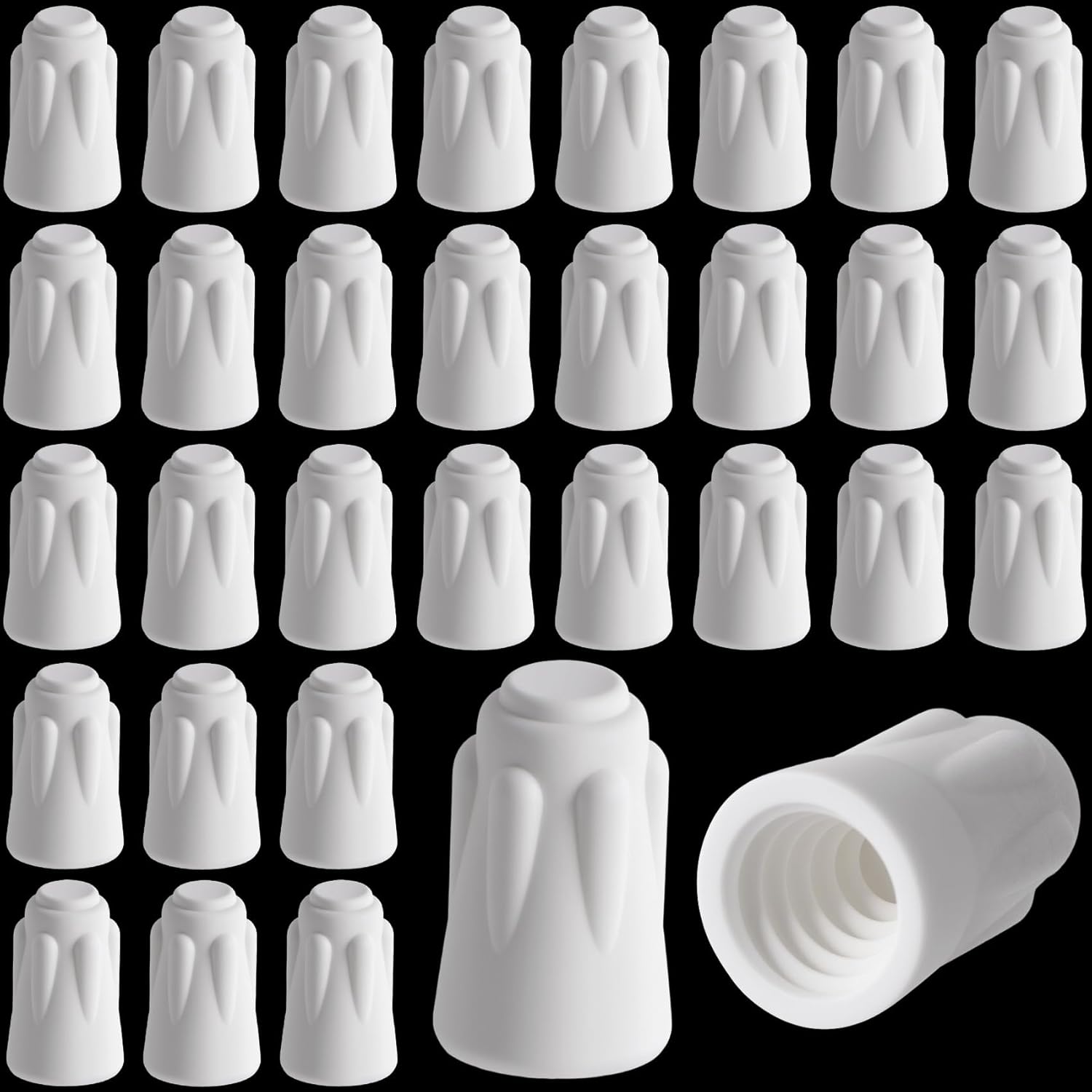 セラミックワイヤーコネクター 32個パック 高温スクリューセラミックナット ツイストキャップ 22-14AWG 磁器ワイヤーコネクタ