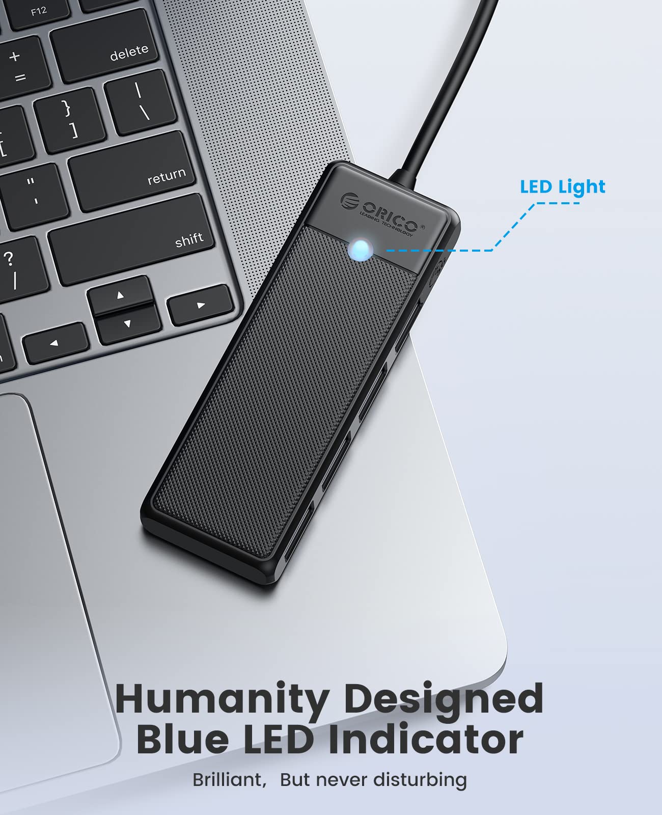 Hub USB 3.0, concentrador USB de 4 puertos con cable largo, divisor USB ultra delgado para portátil MacBook Pro, iMac, Surface Pro, XPS, PS5, PC, unidad flash, disco duro móvil (negro/6 pies) 8