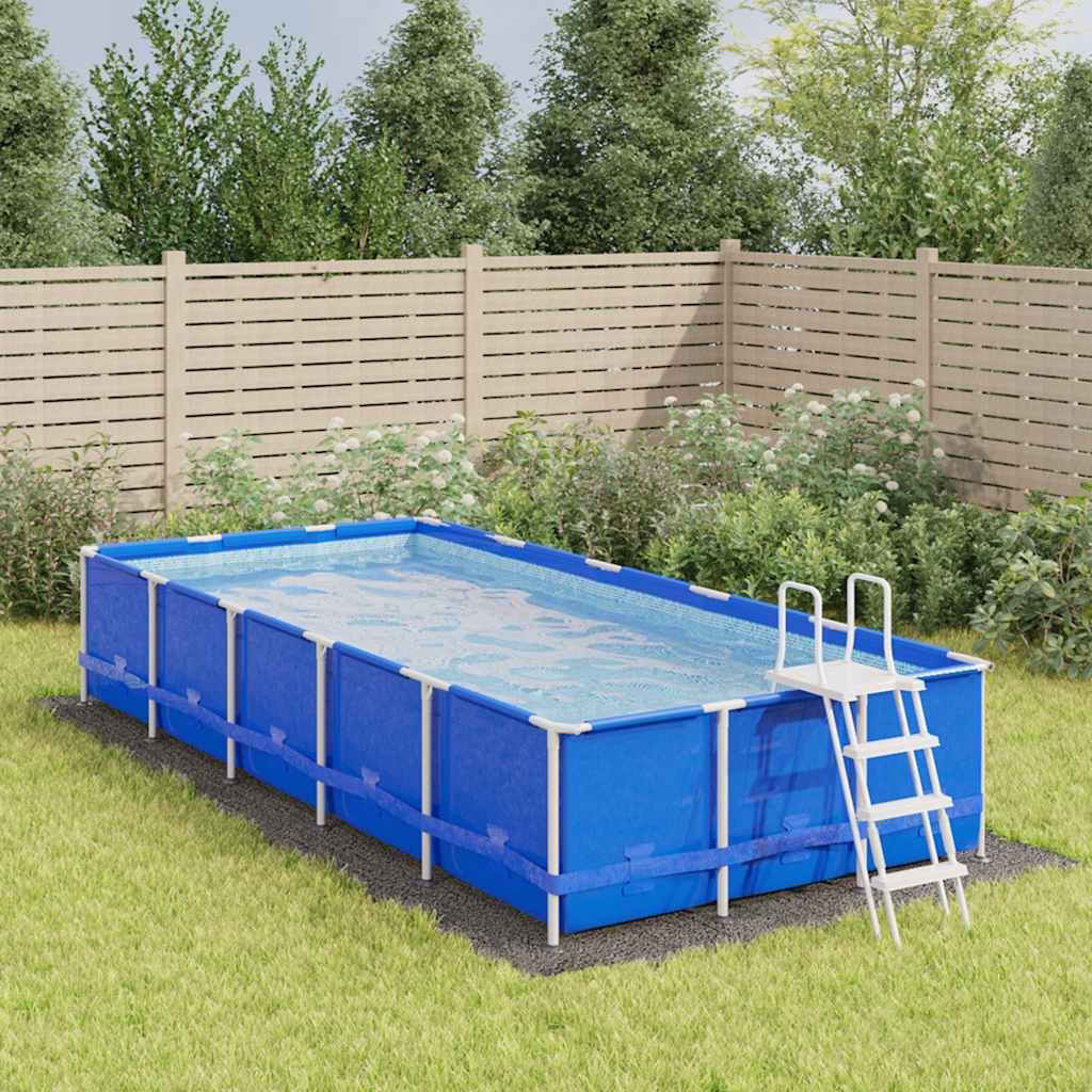 Mangloder Tapis de sol pour piscine de jardin, piscine, jacuzzi, spa, protection du sol et isolation - Gris clair - 640 x 321 cm - 3 pièces - 150 g/m²
