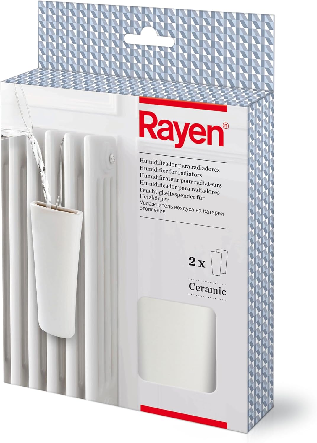 Rayen 0042 Humidifier for Radiators, 2 Pieces