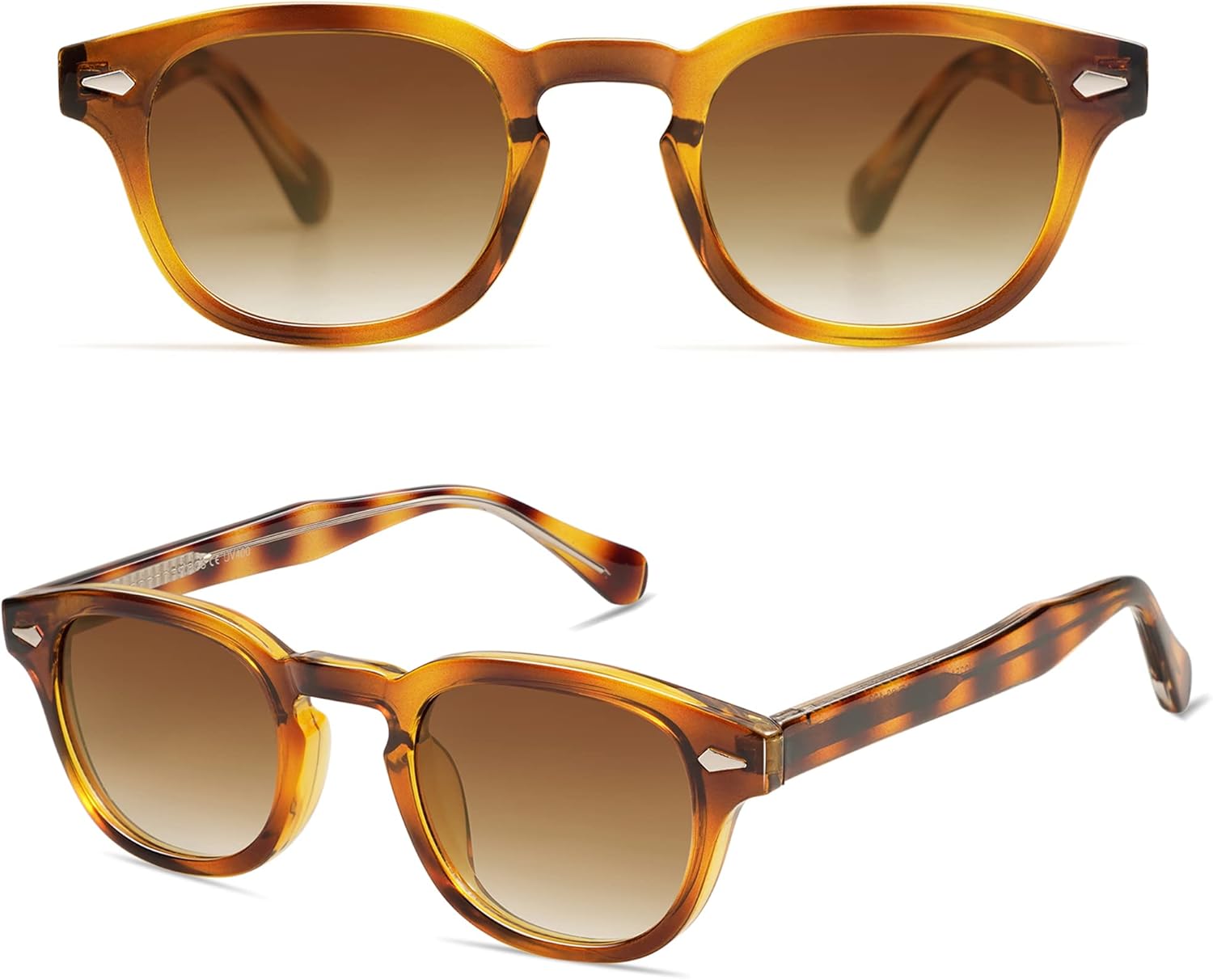 SOJOS Retro Small Round Sunglasses for Men Women Trendy Circle Style UV400 Lenses Unisex Sun Glasses SJ2251 - Image 3