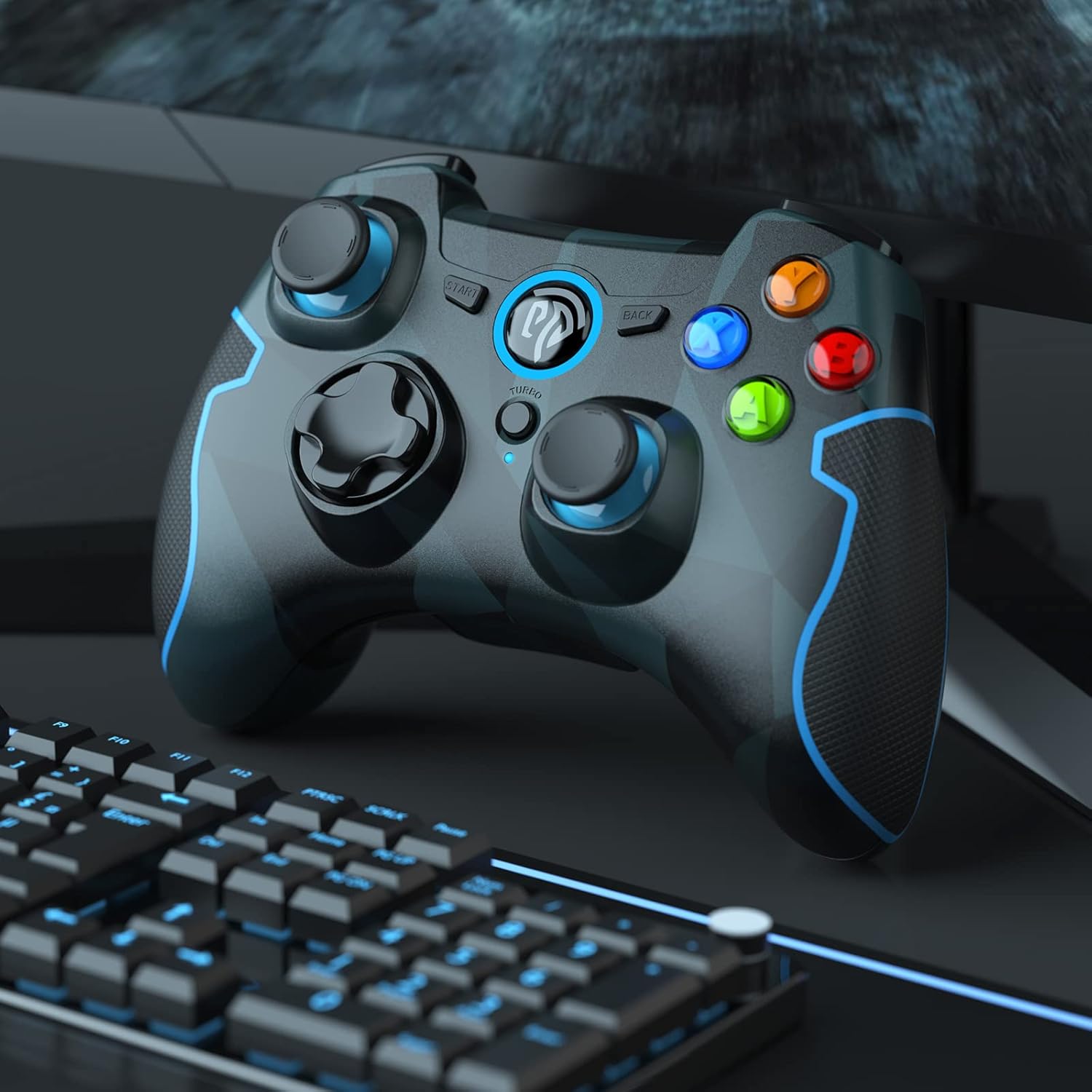 Wireless 2.4g Game Controller for PC, PS3, Android, TV Box, Camouflage