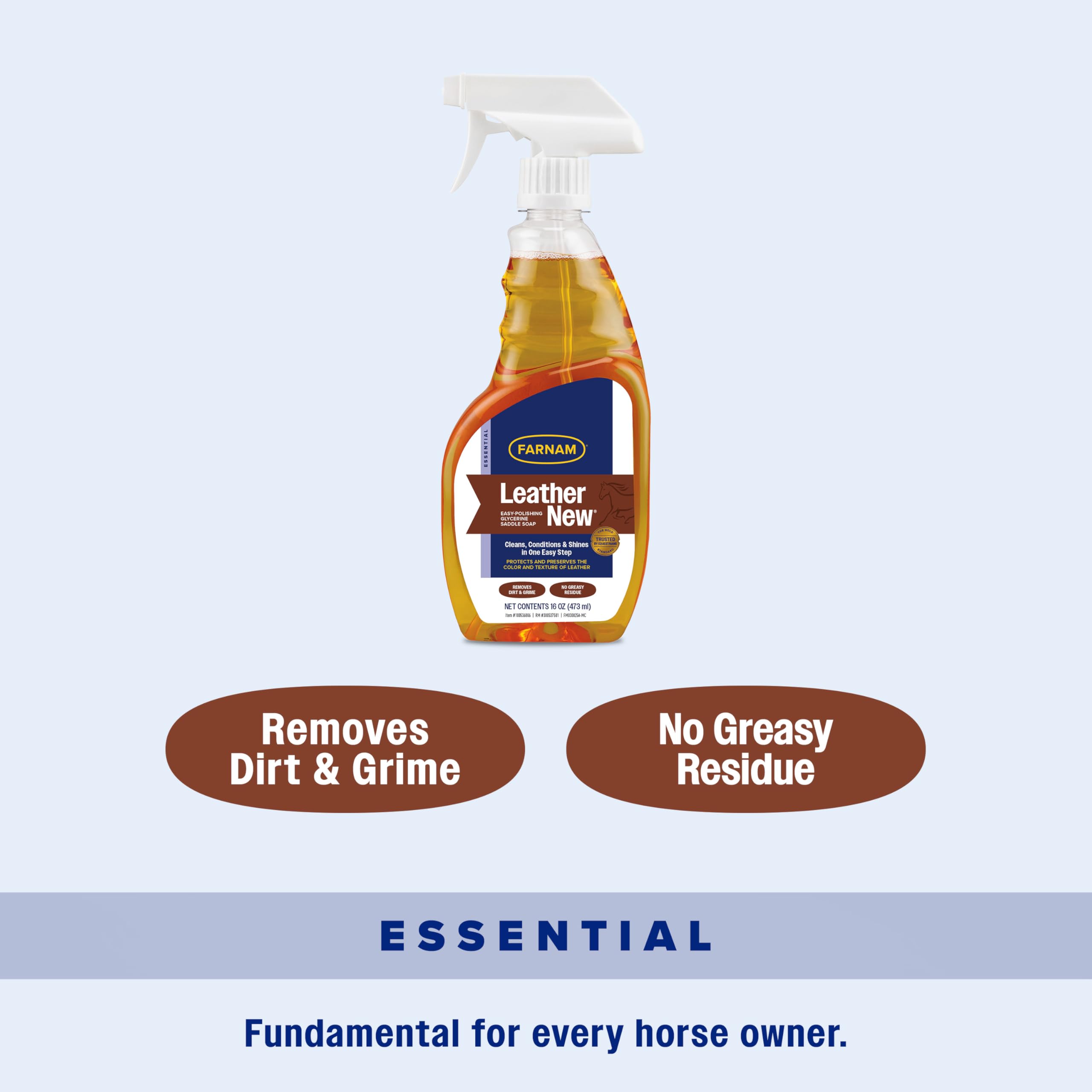 Amazon.com: Farnam Leather New Easy-Polishing Glycerine Saddle
