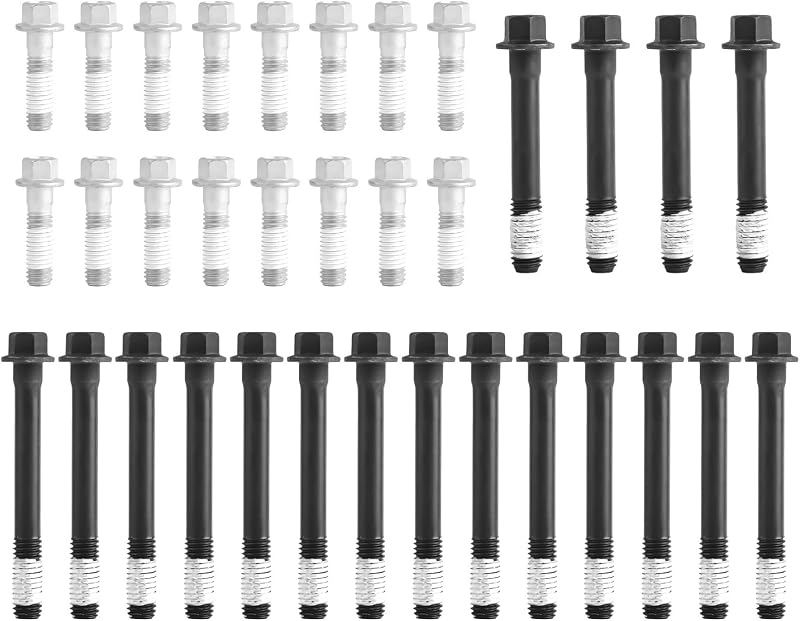 Kit de Parafusos do Cabeçote Fitede 7/16"-14 ES72856 para Chevy GMC Cadillac – 34 peças