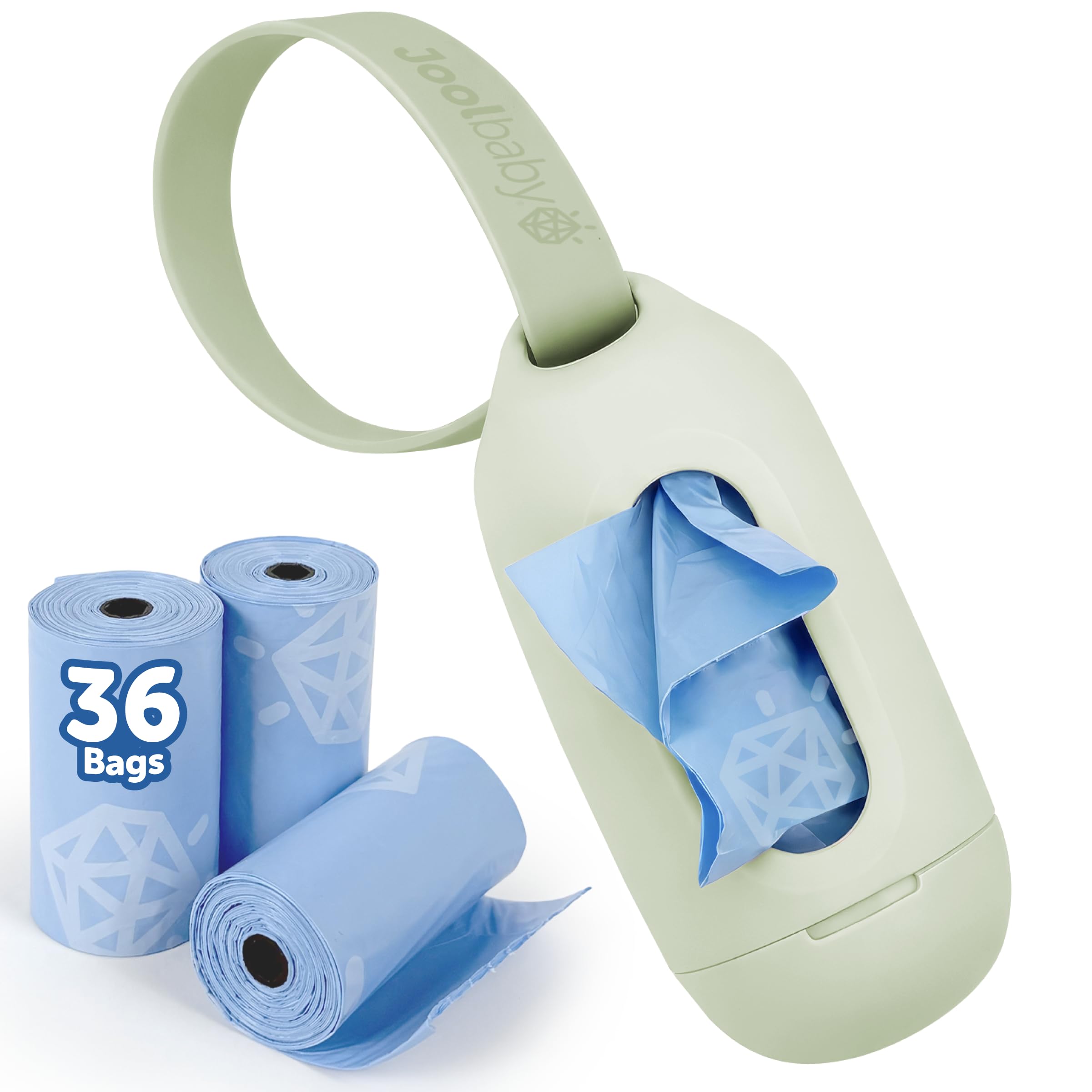Jool Baby Disposable Diaper Bag Dispenser In Oatmeal Color With 3 Lavender-Scented Refill Rolls, Designed To Attach To A Stroller Or Diaper Bag For Co_desvips.com
