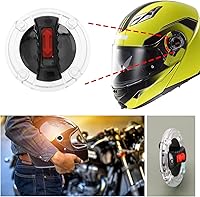 Vista 3 de 1 par de lentes de clip para casco de motocicleta, con clip, interruptor giratorio, compatible con LS2 lente de casco FF370 FF396 FF394 FF358 FF386