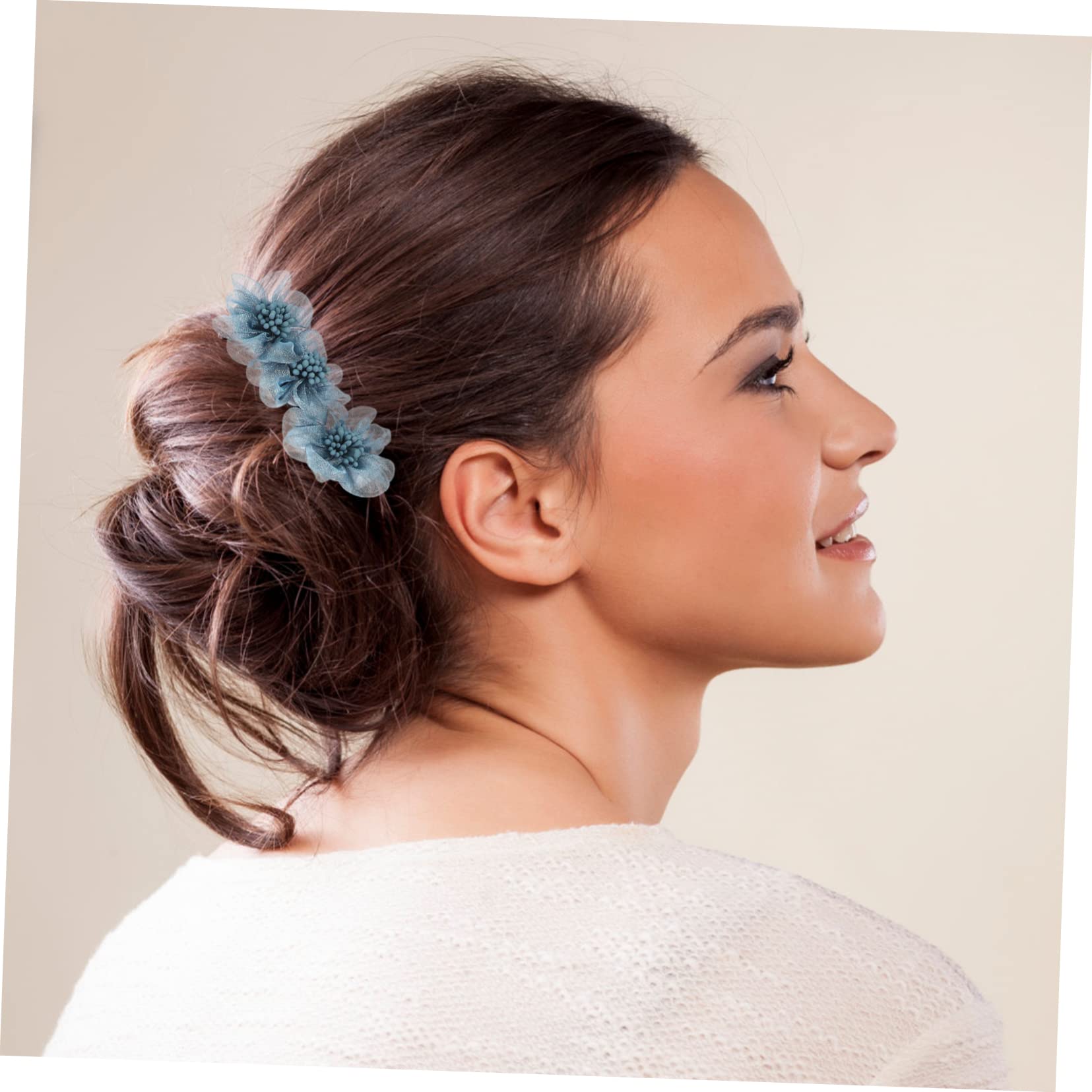 MAGICLULU 12 Stk Fleischbällchen Haareisen fauler Lockenwickler Haarknotenformer Haarblumen für Hochsteckfrisuren Haarschmuck Lockenstab Haarknotenhersteller Blumen-Dutt-Maker für Haare