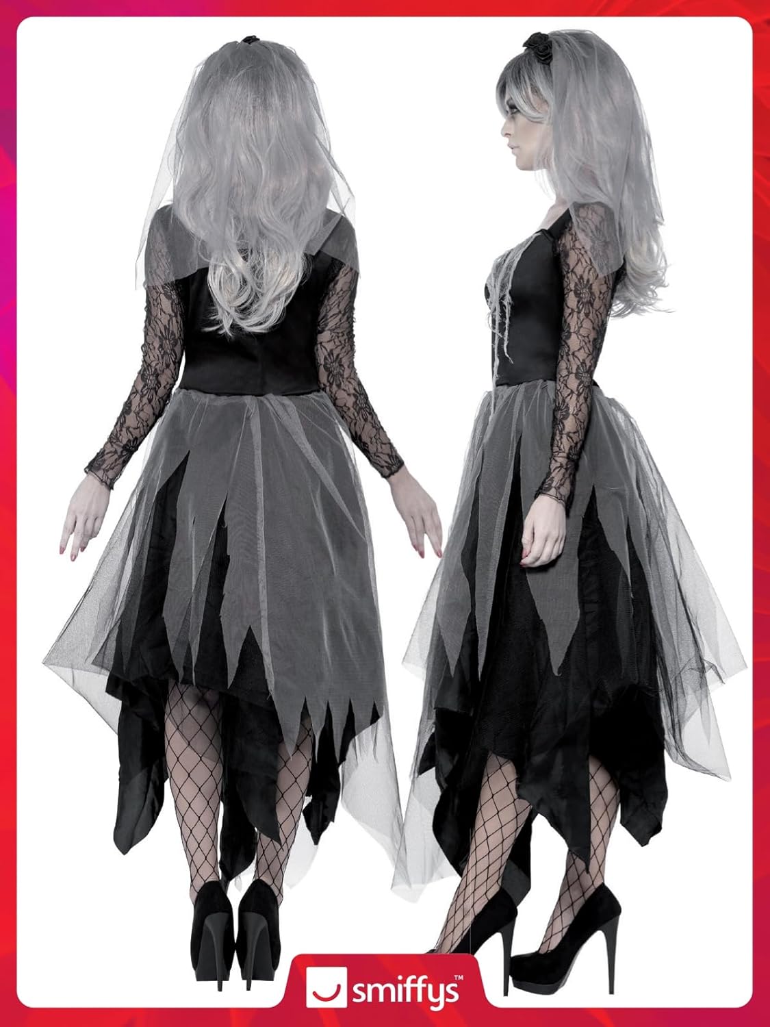 Smiffys Women's Graveyard Bride Costume