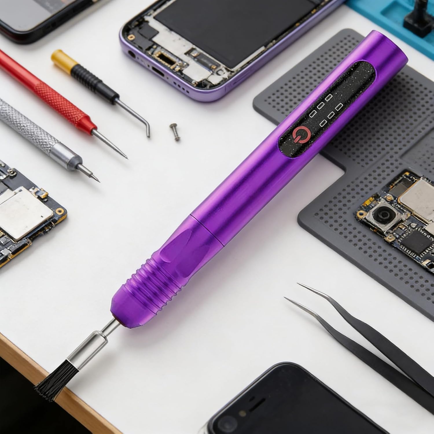 ordinarYone Professional Steel Brush for PCB and Maintenance with Ergonomic Handle