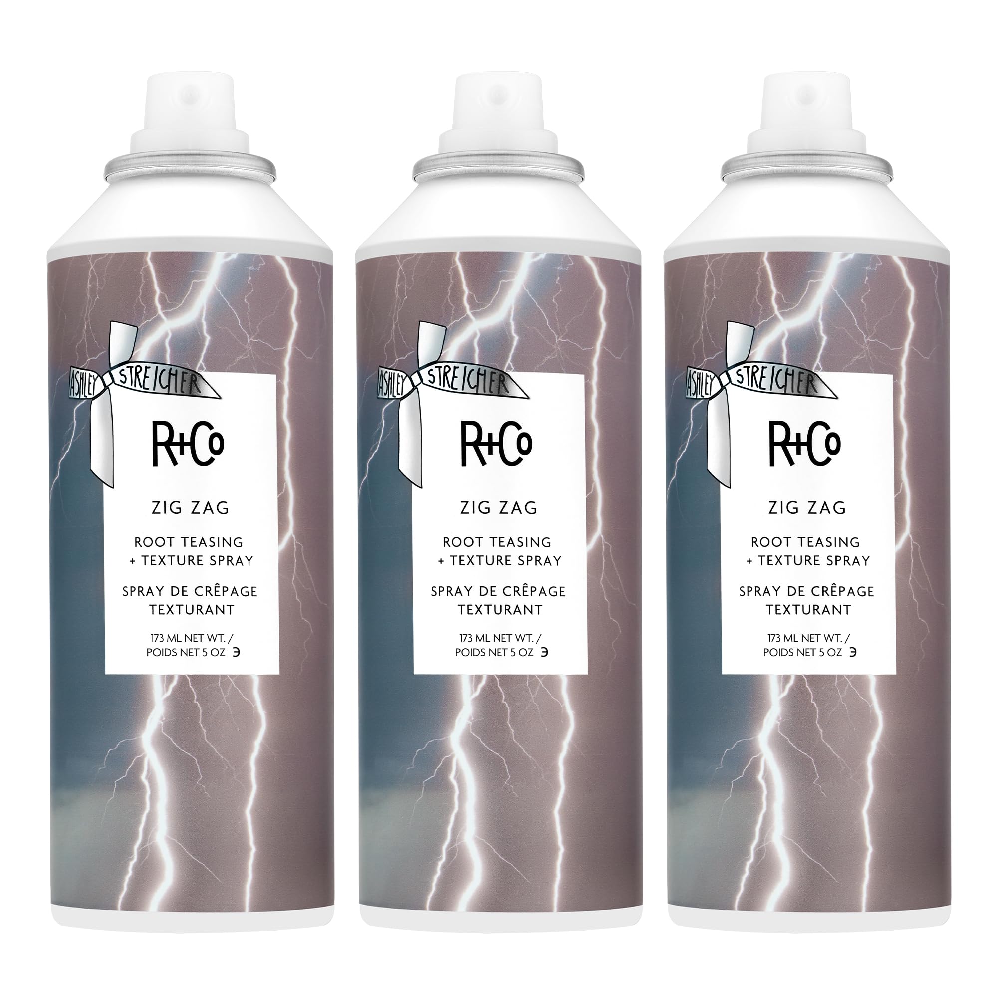 R+Co ZIG ZAG Root Teasing + Texture Spray – Volumizing Root Lift Spray, Adds Texture & Hold, All Hair Types