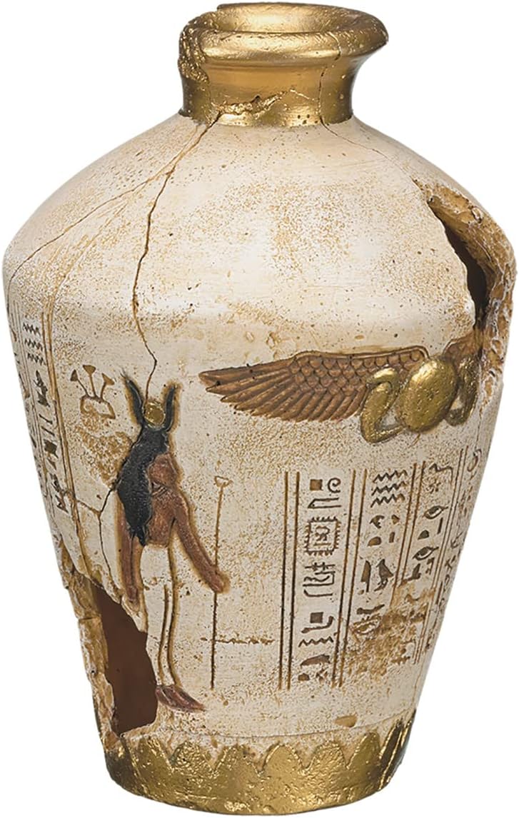 Nobby Egyptian Jar Aquarium Ornaments, 12 x 12 x 17.5 cm
