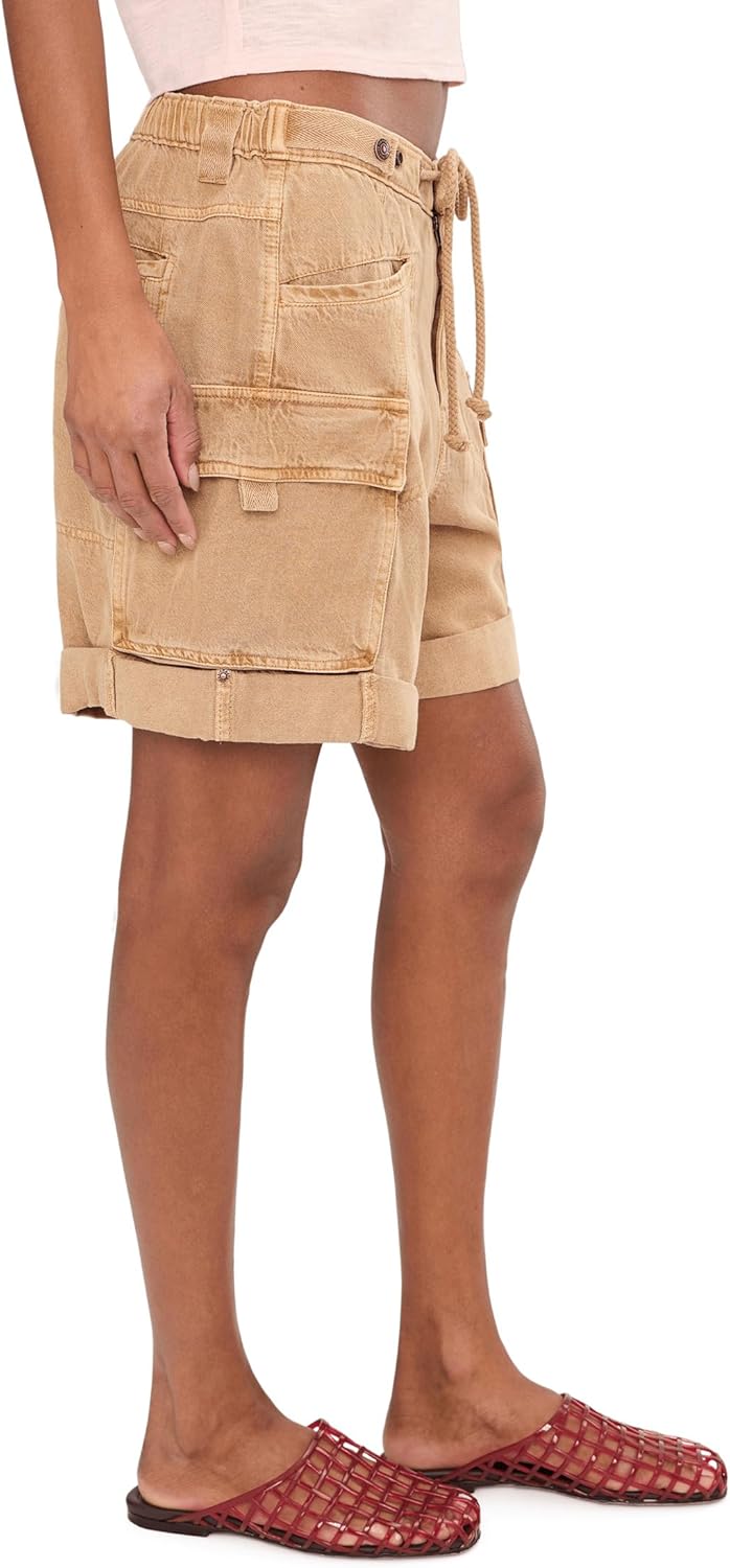 Free People Womens Frankie Washed Shorts - Image 3