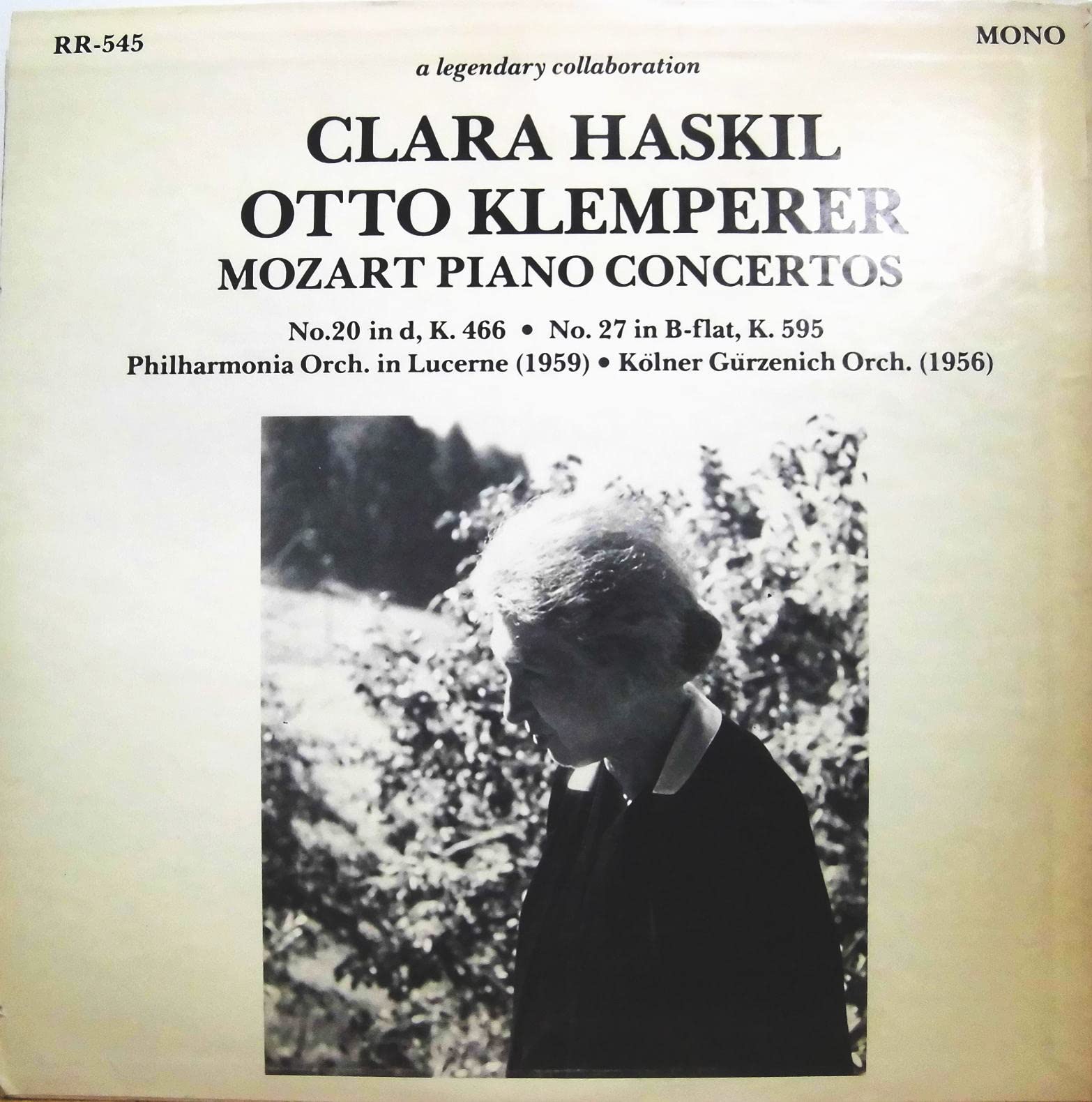 Amazon | Mozart Piano Concertos No.20. 27 / Clara Haskil, Otto