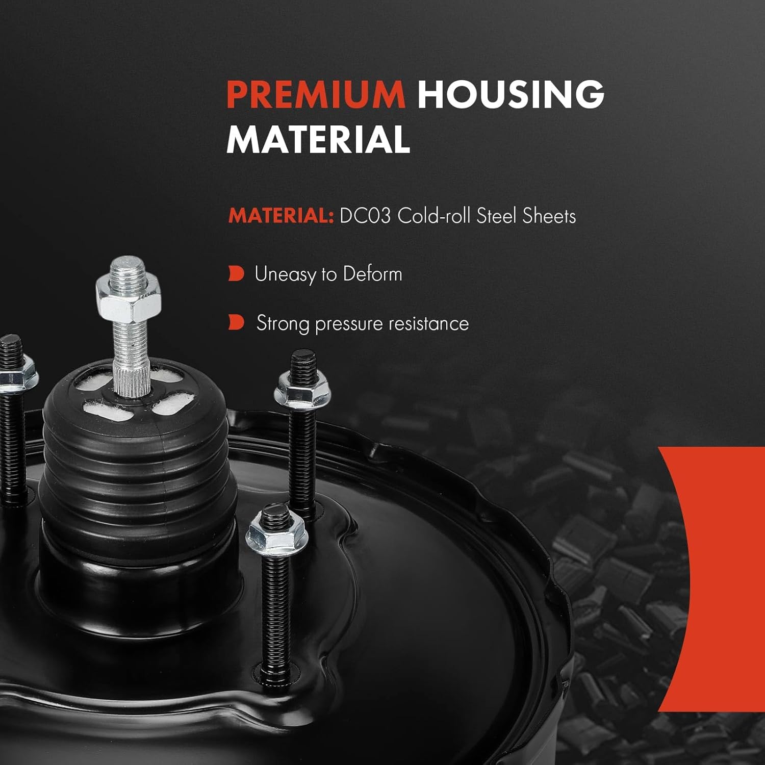 A-Premium Vacuum Power Brake Booster Without Master Cylinder Compatible with Toyota Camry 1995-2001 Solara 1999-2003 Avalon Lexus ES300