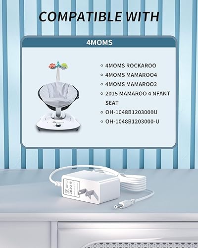 Miniatura 3 de Cable de alimentación para Mamaroo de repuesto para 4moms mamaRoo 24 para asiento infantil mamaRoo 2015