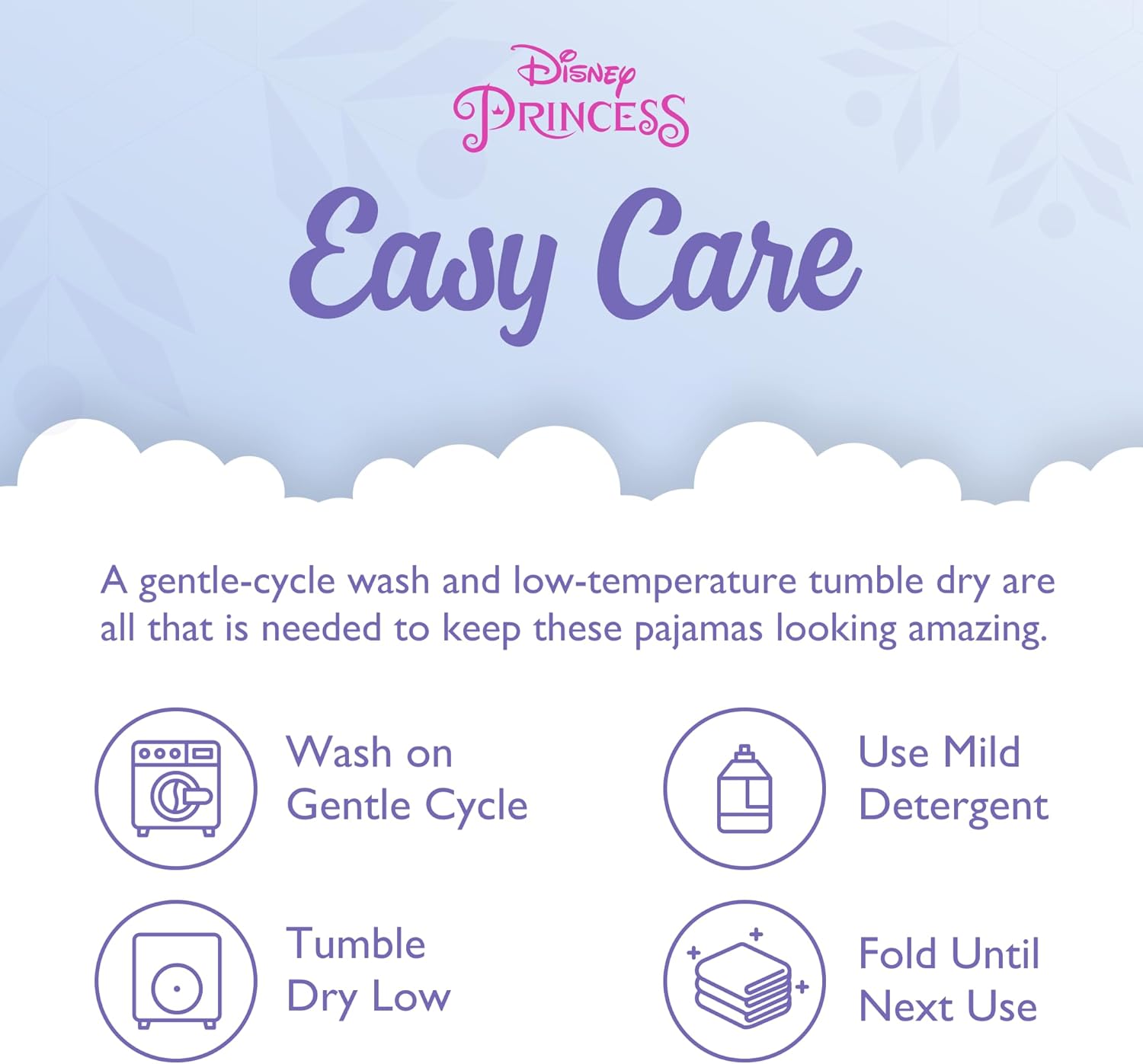 Disney Girls' Dress Nightgown, Short-Sleeve Fantasy Gown, Soft & Cute Pajamas for Kids - Image 4