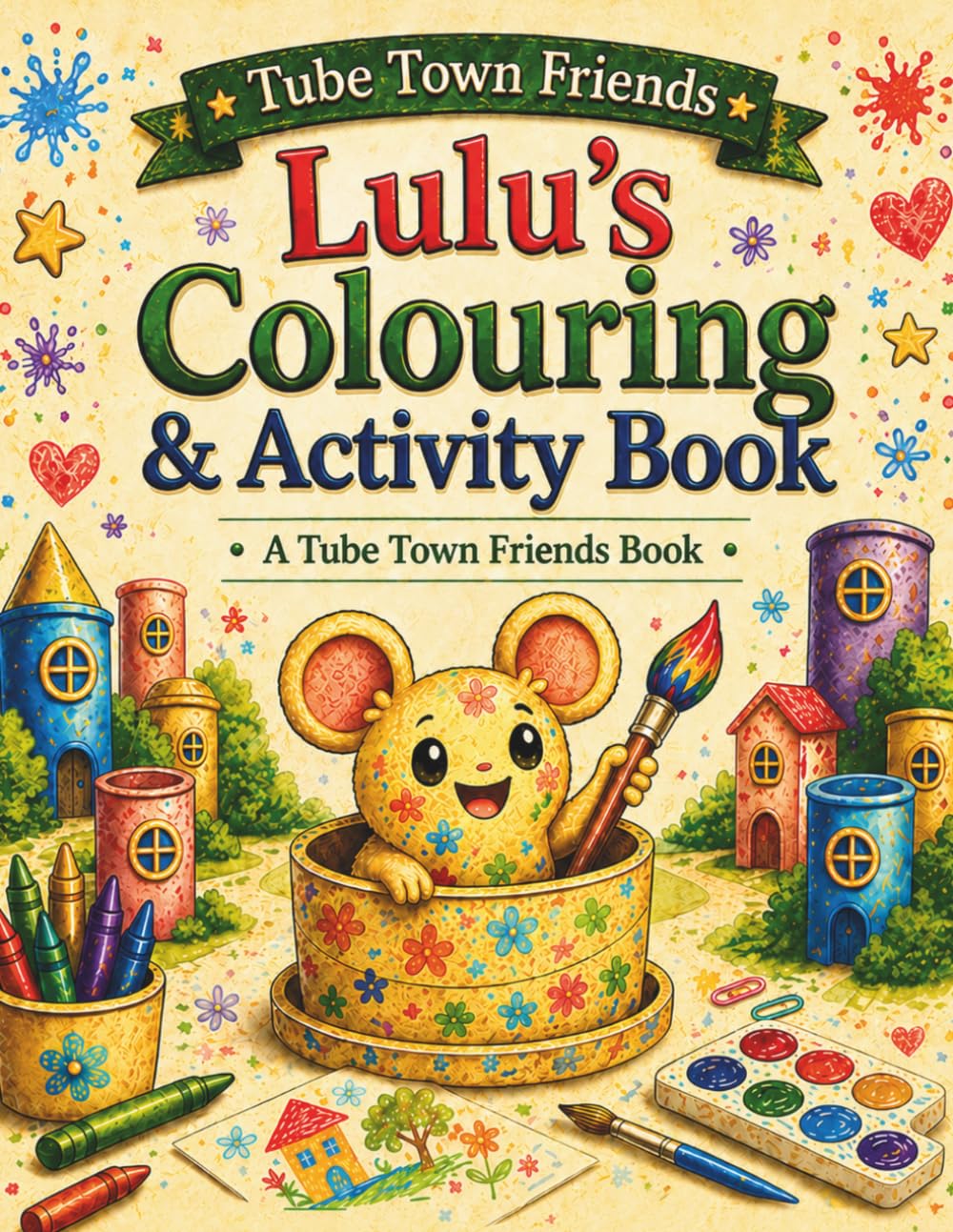 Lulu’s Colouring & Activity Book: A Tube Town Friends Book – Colouring, Drawing & Fun Activities for Creative Kids