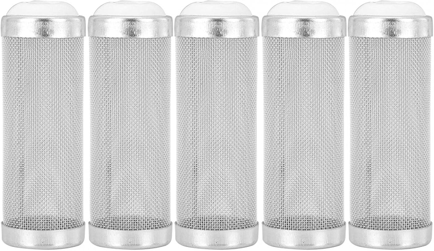 Intake Strainer Filter, 5 pcs Stainless Steel Aquarium Filter Inflow