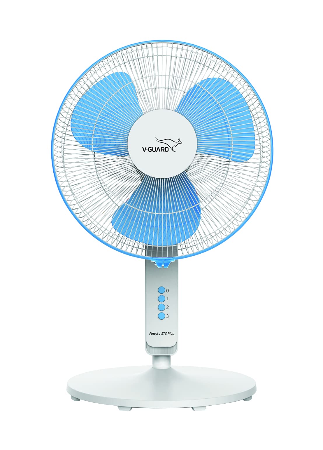 V-Guard Finesta Sts Plus Pedestal Fan - White Blue -2 V-Guard Finesta Sts Plus Pedestal Fan - White Blue -2