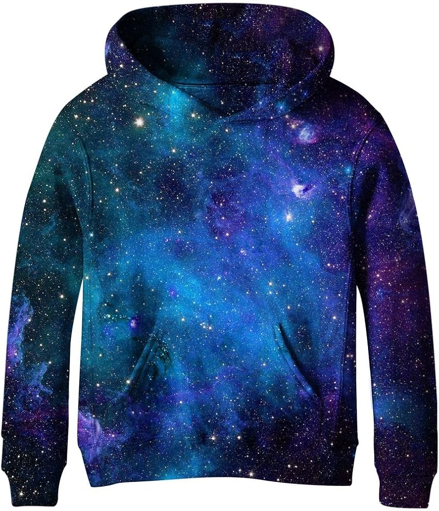 KNTOUDX Big Girls Fleece Galaxy 