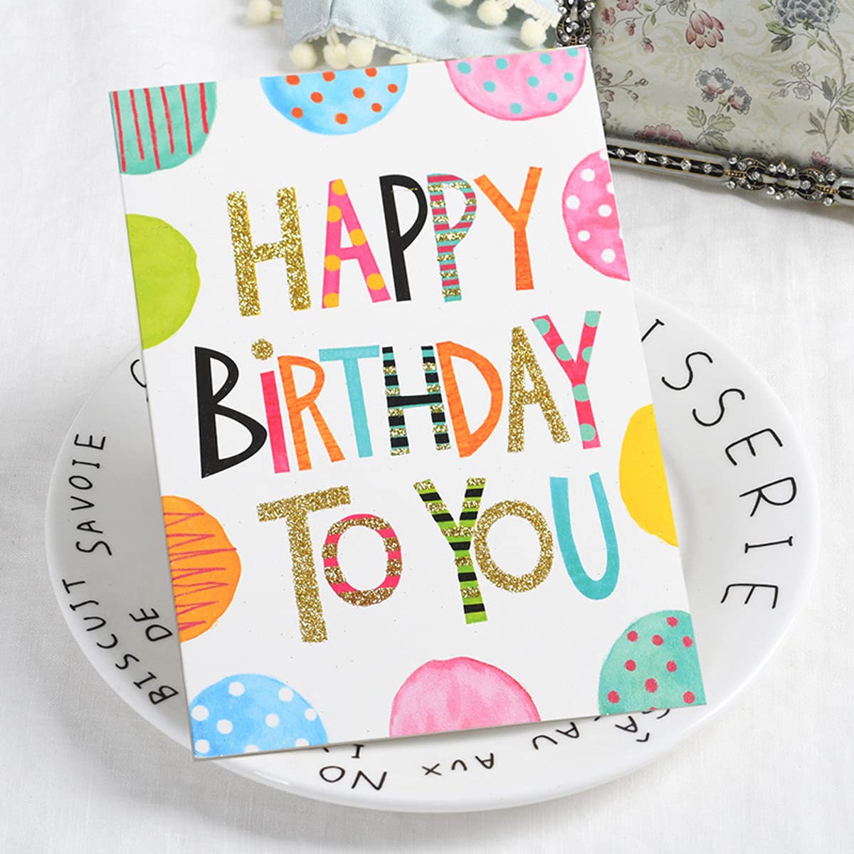 Tarjeta De Cumpleaños Con Relieve Y Lámina Dorada – Incluye Sobre, Ideal Para Regalo En Efectivo