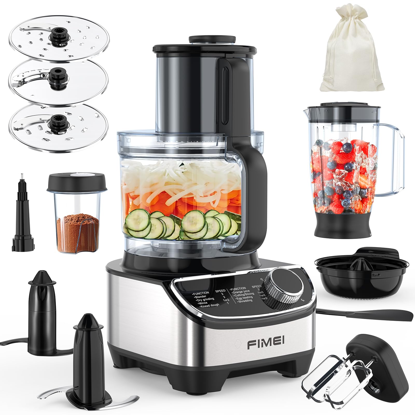 FIMEI Robot kuchenny rozdrabniacz 1300 W