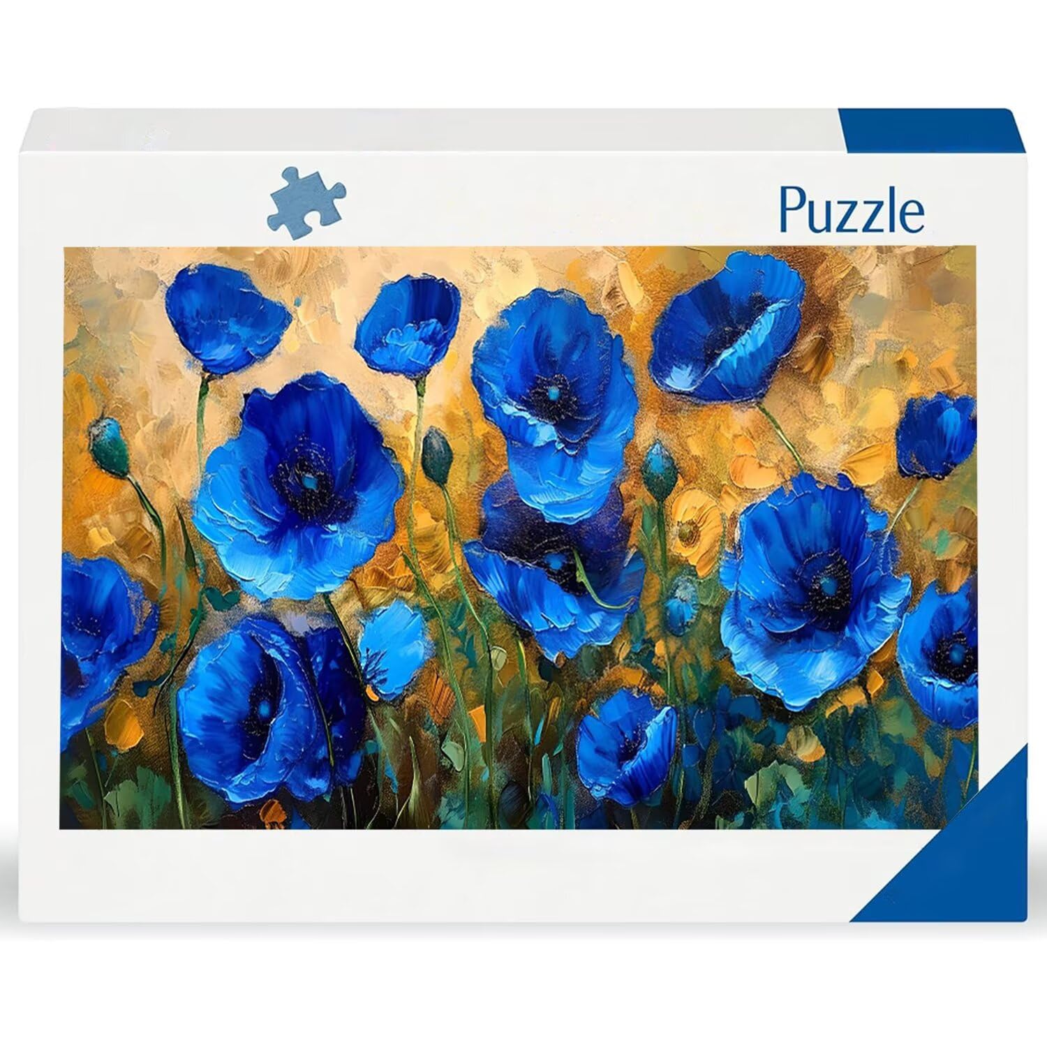 Puzzle para Adultos 1692 Piezas, Belleza Azul Puzzle, Difícil, Desafiante, Rompecabezas Encajan Perfectamente, Letras en la Parte Posterior, sin Polvo, Regalo para Personas Mayores (179x31cm) v-622