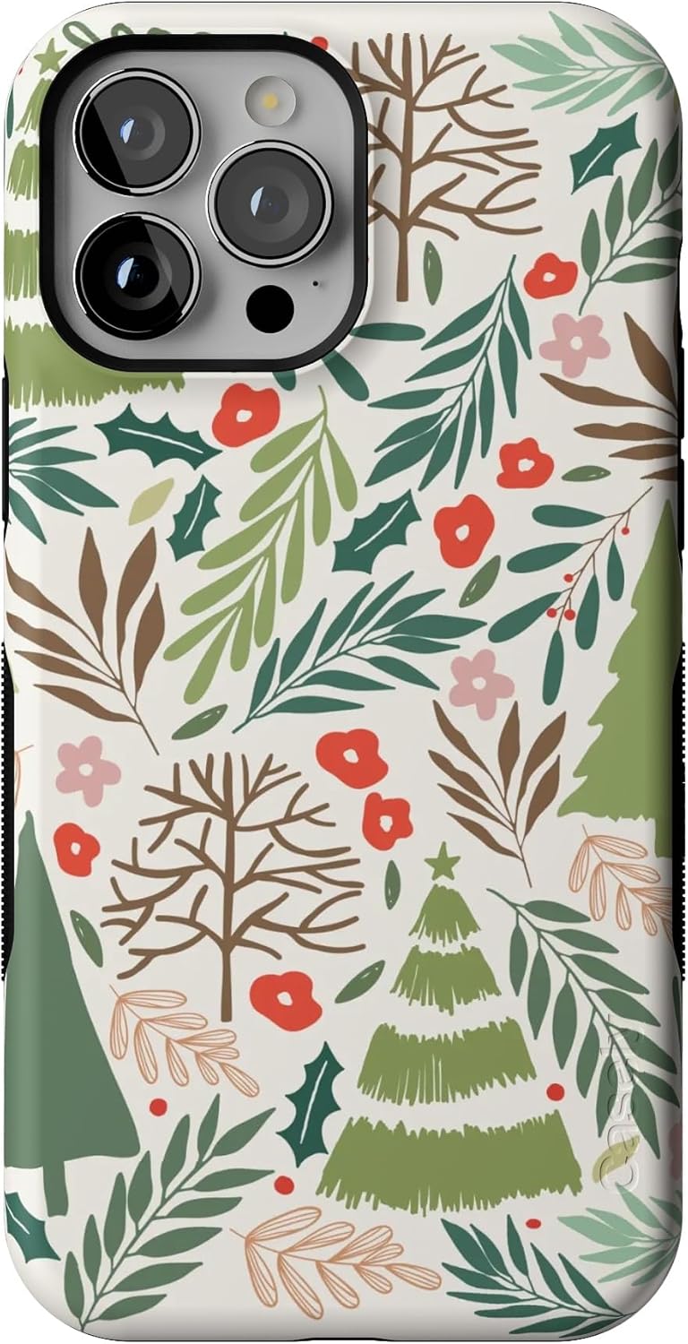 Casely iPhone 13 Pro Max Case | Under The Mistletoe | Holiday | Compatible with MagSafe | Bold Protective Case Design