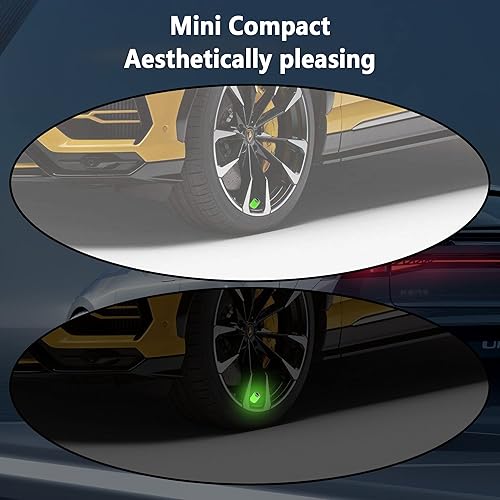 Miniatura 6 de 12 fundas de rueda que brillan en la oscuridad, divertido vástago de válvula de neumático de cultura pop, cubierta de vástago de válvula antifugas