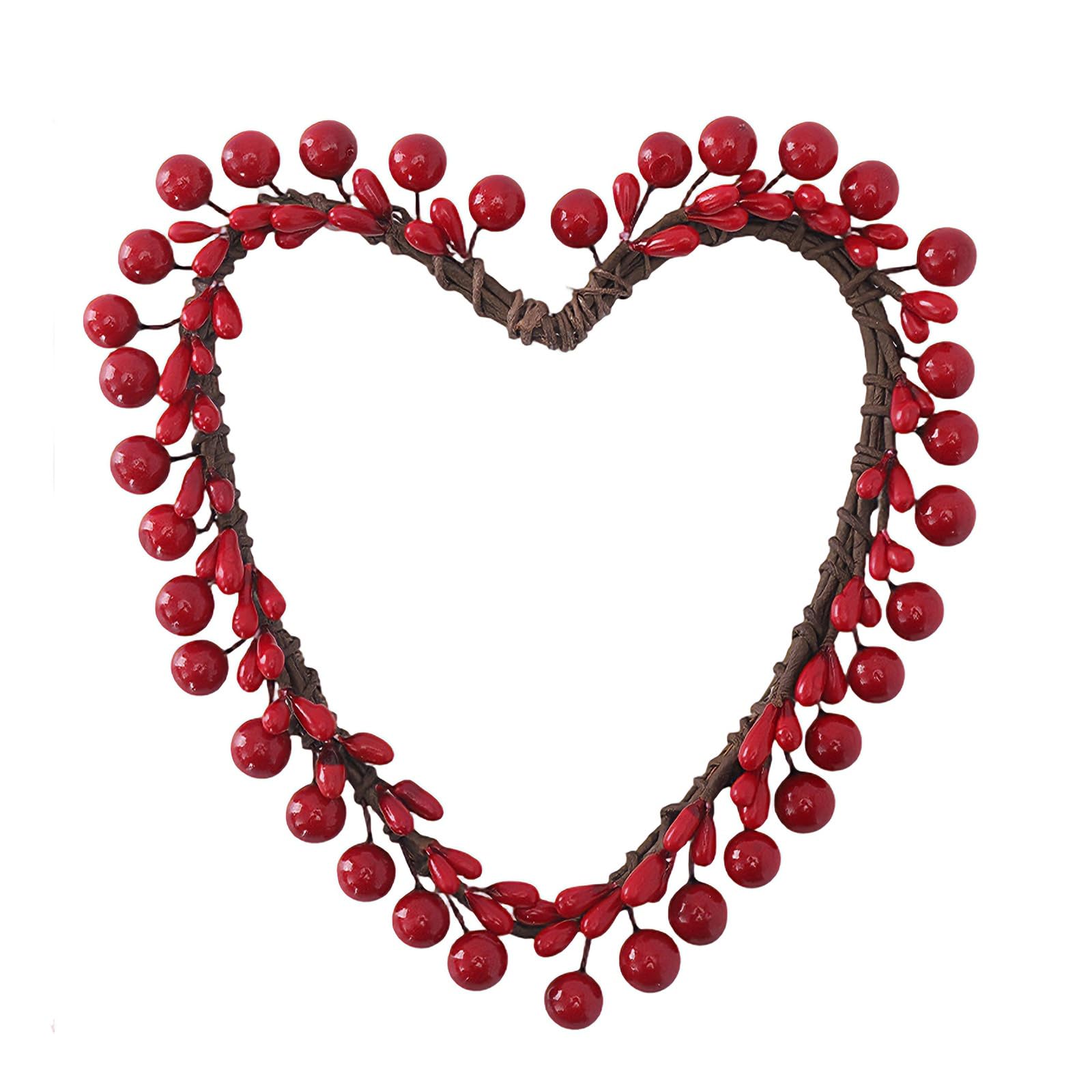 Berries Holders Rings for Valentines Day Party Wedding Kitchen Tables Centerpieces Valentine Rings Heart and Berries Holders