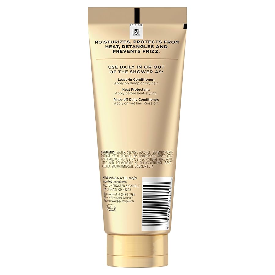 Pantene Miracle Rescue 3 in 1 Leave In Conditioner, Rinse off Conditioner, Heat Protectant for Hair, Detangler, Anti Frizz, Moisturizing, For All Hair Types, Safe for Color Treated Hair, 6.0 fl oz - image 11