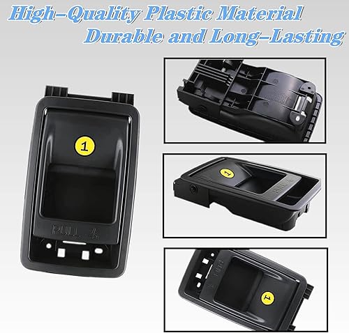 Miniatura 6 de XYWZV Bisel de la manija de liberación del pestillo del asiento trasero plegable 72909-08011, se adapta a Toyota Sienn 2014-2018, reemplaza 75220