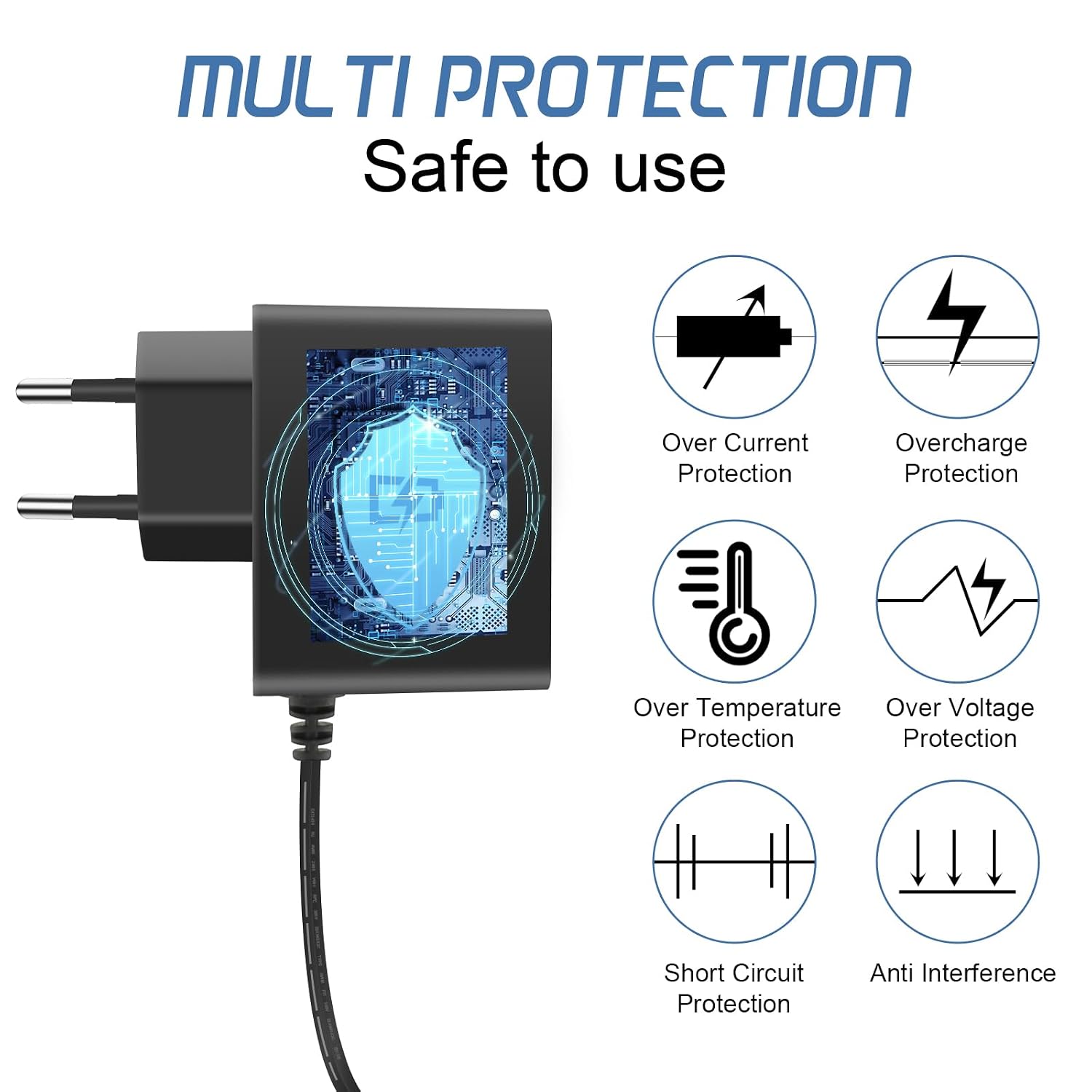 AGOTD 24V 1A zasilacz, zasilacz sieciowy 24V AC LED Driver wejście 220-240V 50-60HZ, 24-woltowy zasilacz 1A 24W wyjście, adapter wtyk Konwerter falownik ładowarka transformator