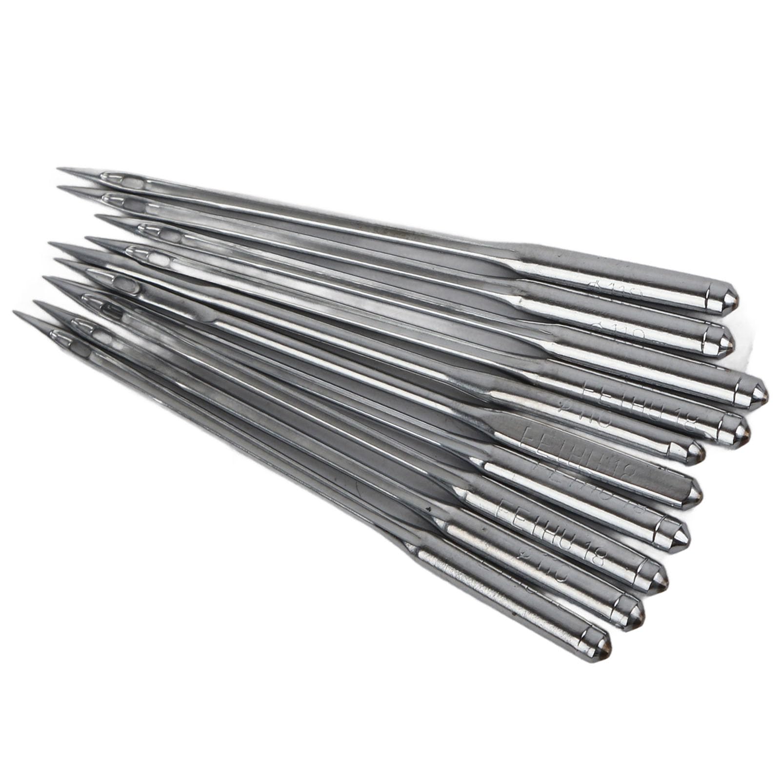 Lybunair 10Pcs Stainless Steel Shoe Repairing Needle Pack Shoe Repair Tool Accessory, Silver (SL-18)