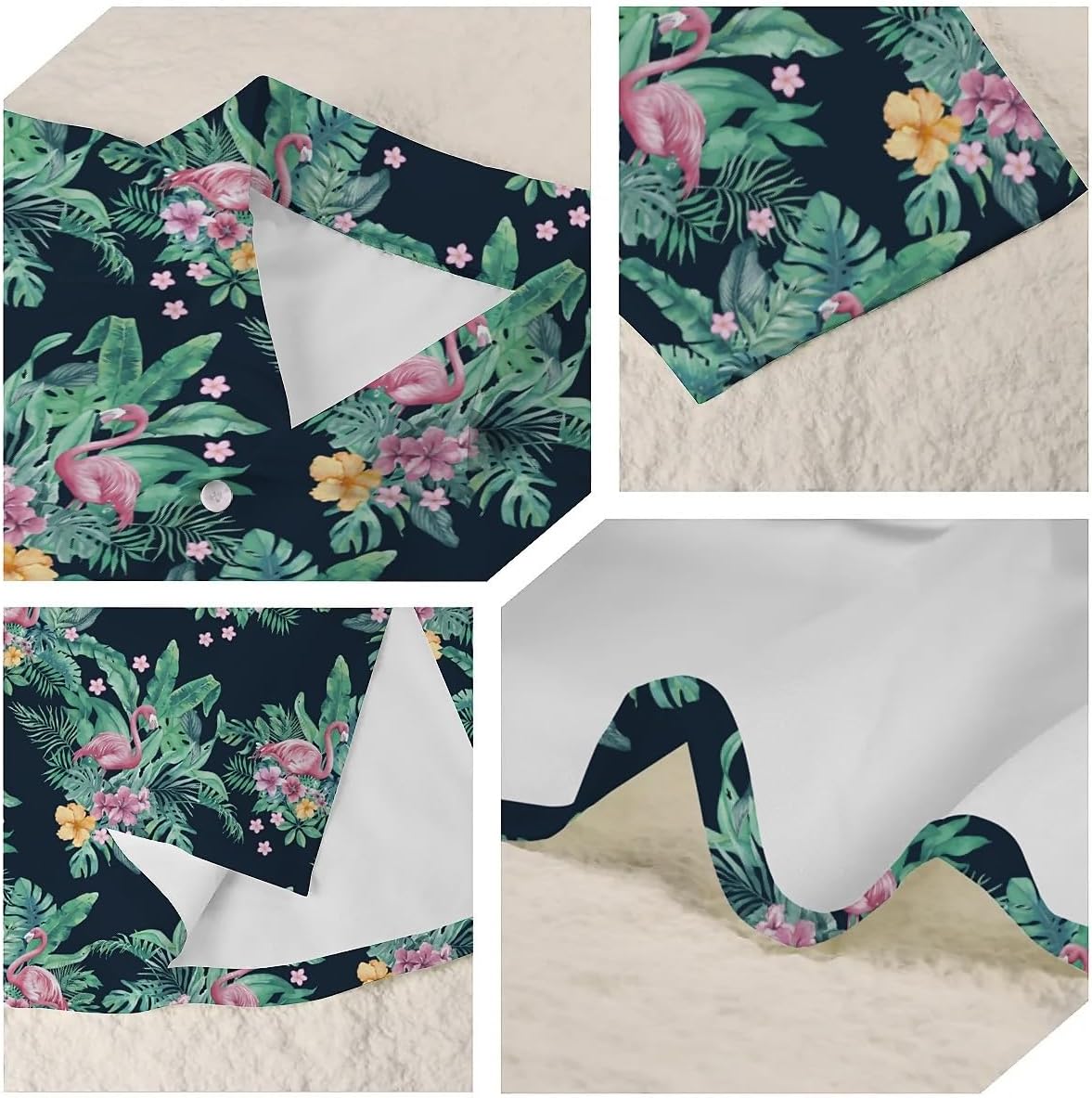 Mens Funny Hawaiian Shirts Summer 3D Graphic Button Down Short Sleeve Tropical Holiday Beach Aloha Shirt - Image 3