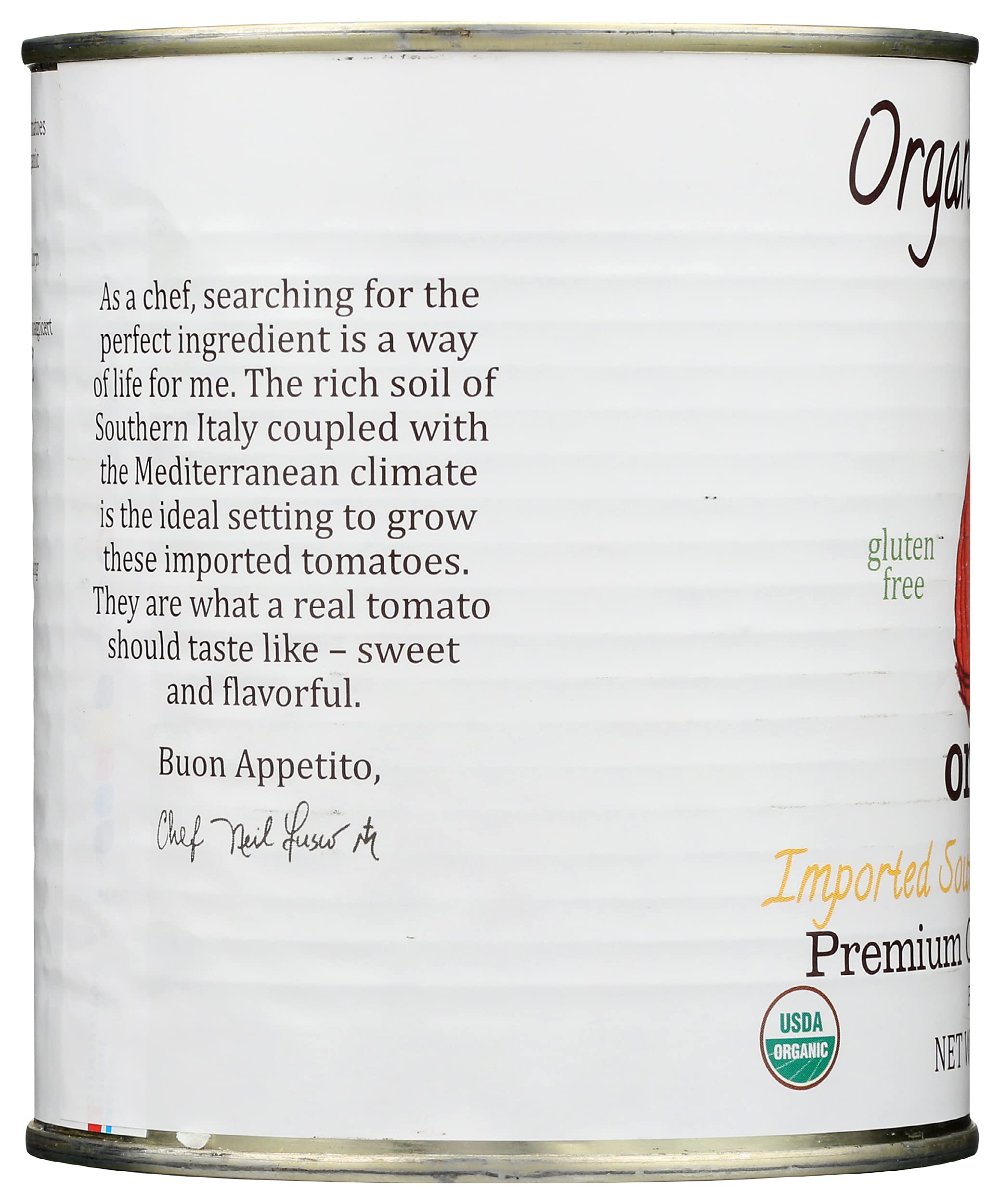 ORGANICO BELLO Organic Premium Chopped Tomatoes, 28 OZ