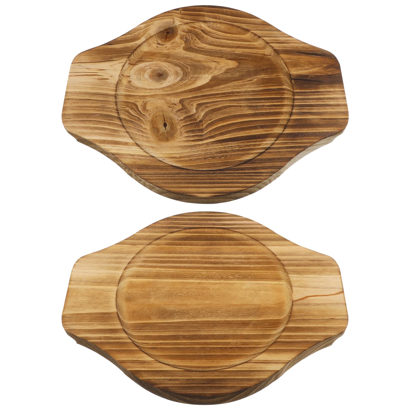 Soportes de madera para cazuelas y protectores térmicos de mesa de cocina en pack de 2 unidades