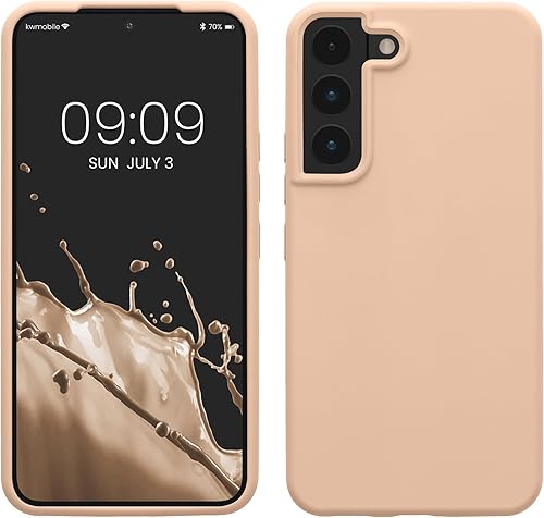 Miniatura 296 de kwmobile Funda Compatible con Samsung Galaxy S22 - Funda de teléfono de silicona TPU con acabado suave - Rojo Ruibarbo Piedra antigua,Azul