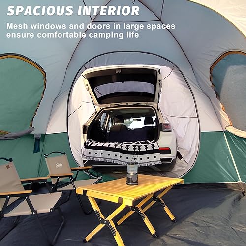 Miniatura 3 de UNP Tienda de campaña todoterreno para campamento, tienda de campaña para 6 personas al aire libre, fácil de instalar, tienda de campaña para SUV