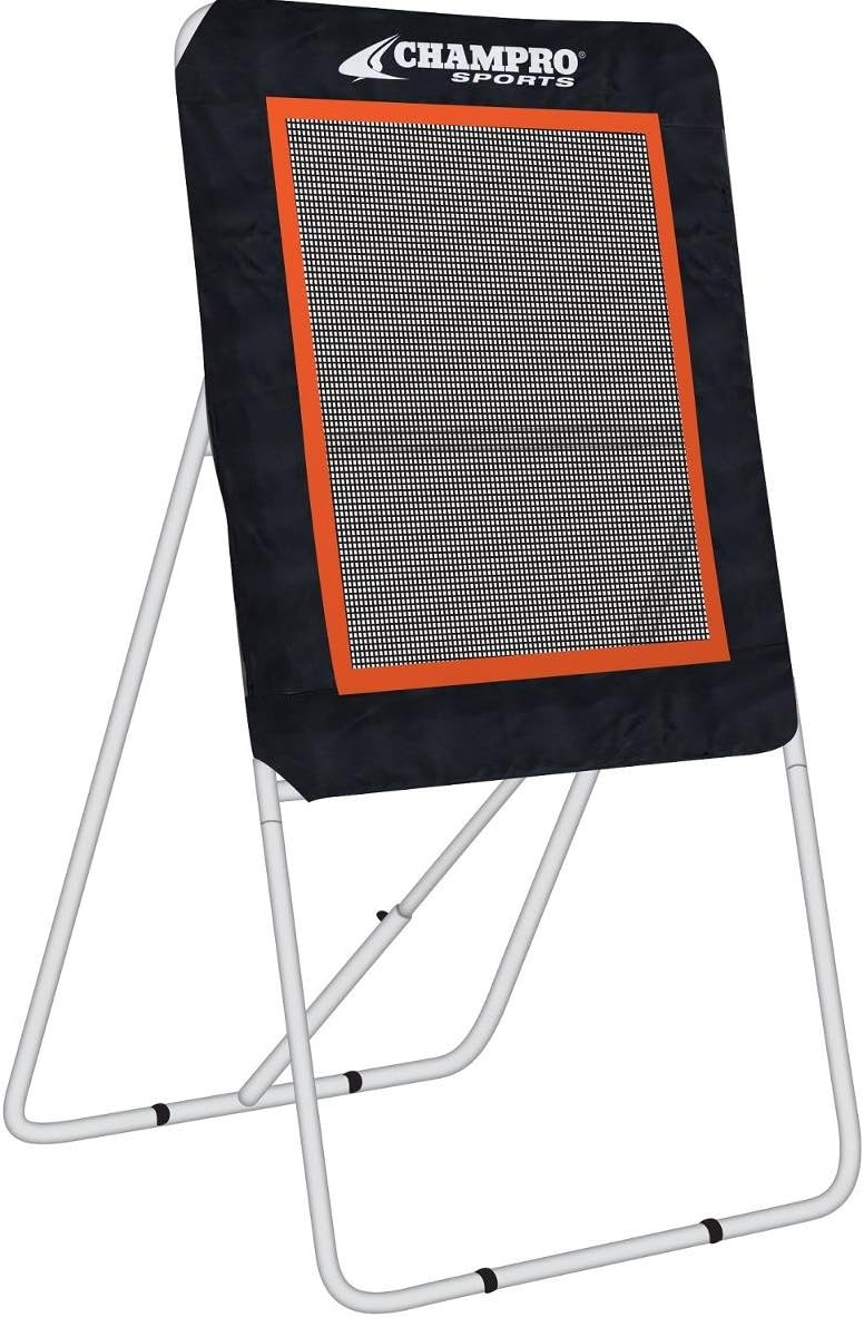 CHAMPRO Lacrosse Rebound Target, BLACK, ORANGE, 86" x 37.5" (NLR1)