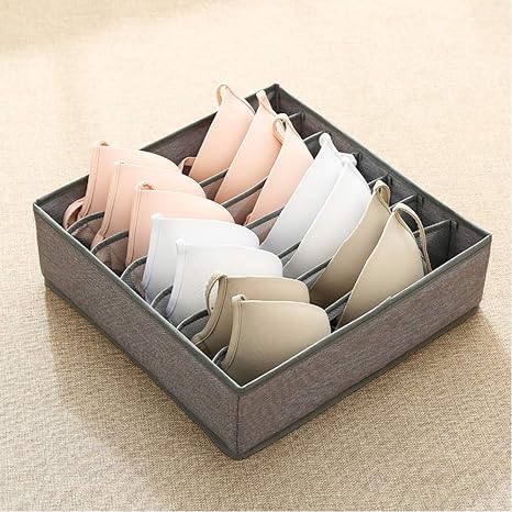 Amazon Nictrue 収納 下着 ケース 靴下 物 布 物入れ パンツ ブラジャー ネクタイ収納 仕切り ボックス 引き出し 整理 収納ケース ボックス オンライン通販