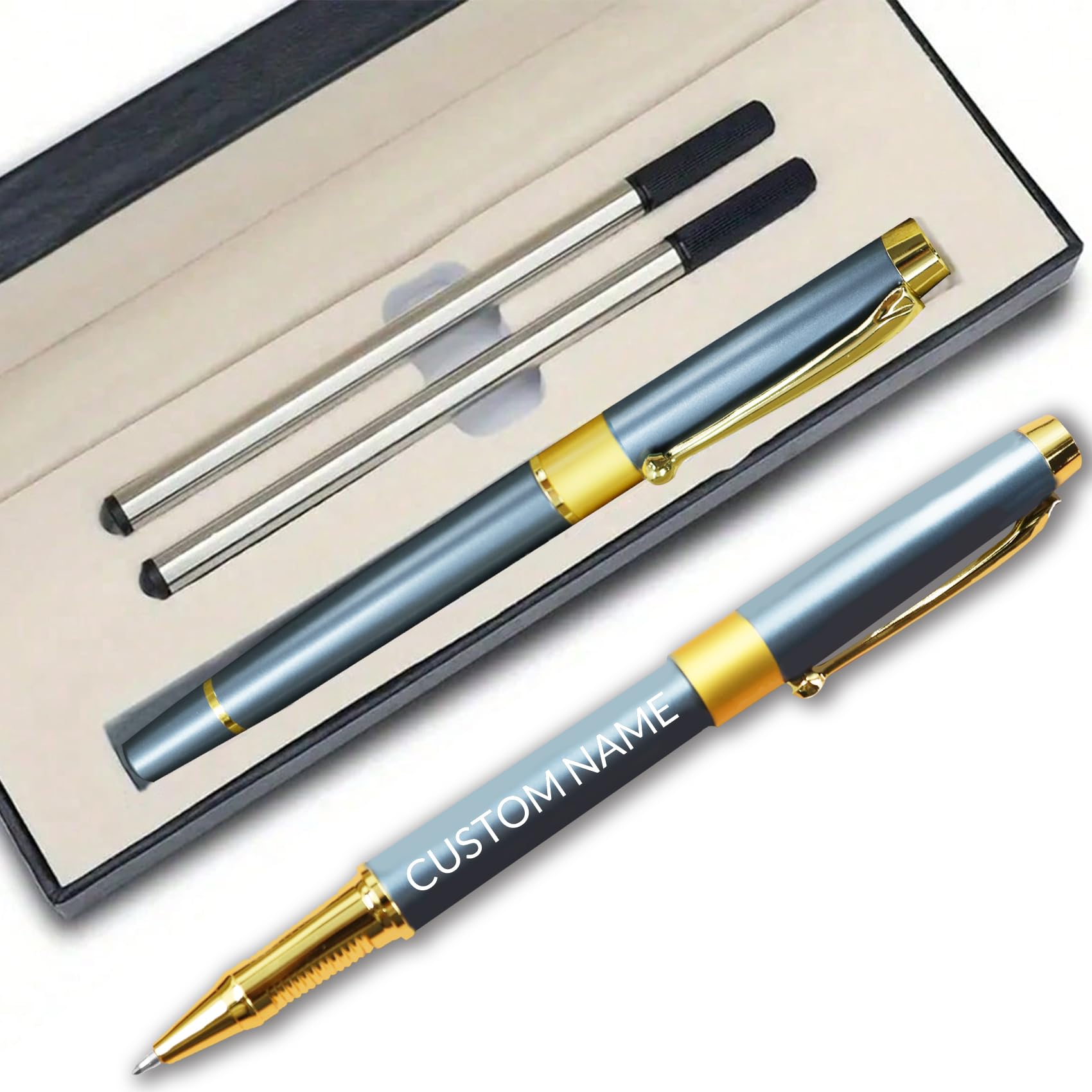 Personalized Name Pens, Personalized Pen, Writing Gel Pen, Personalized Gift for Men Women Graduation Wedding Company Teacher Doctors Office
