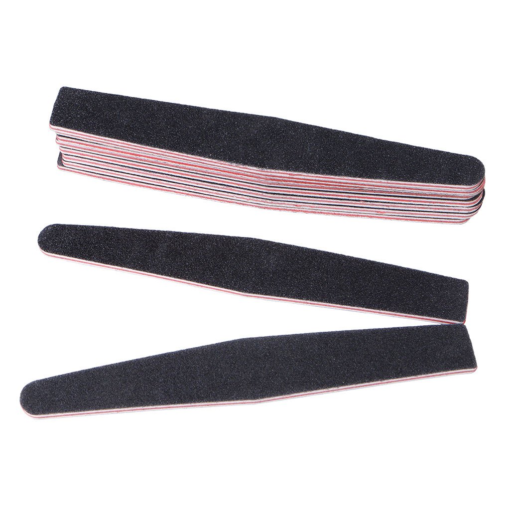 Guojiang Double Sided Nail Art Tips Buffer 100/180 Sanding Manicure Block Buffing Files Nail Files for Natural Nails Electric