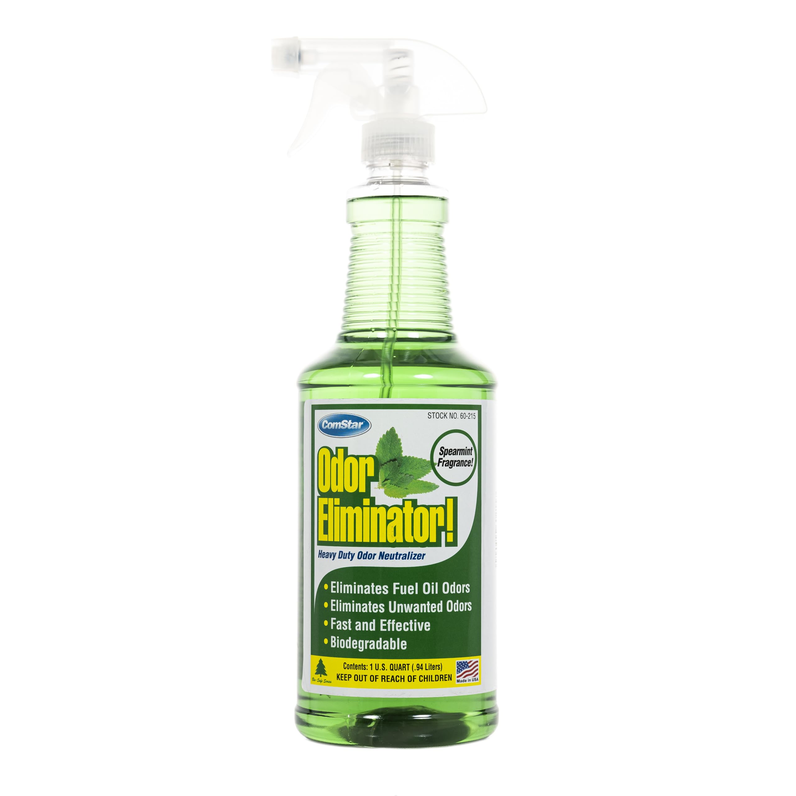 ComStar Odor Eliminator, Heavy-Duty Odor Neutralizer Spray with Pleasant Spearmint Scent, Works Fast to Eliminate Unwanted Odors for Long Periods, Made in USA, 32 Ounces (60-215)