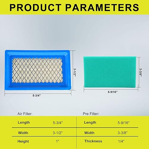 Miniatura 3 de 14 083 01-S Filtro de aire para motores Kohler Courage XT650 XT-7 XT-6 XT675 XTX775 XT775 XT149 HD775 XT173 XT800 Motores Filtro de cortacésped