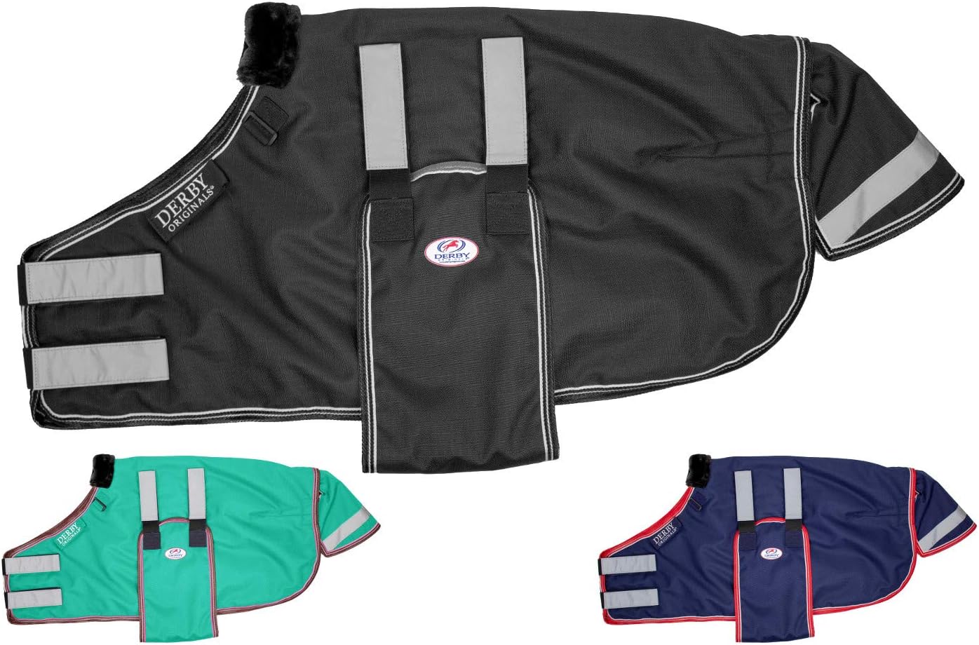 Tough-1 1200D Waterproof Poly 300gm High Neck Turnout Blanket 32-2120HN