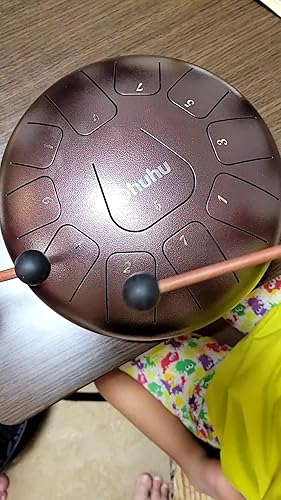 Amazon | Ohuhu スリットドラム 打楽器 10インチ 11音 Dメジャー